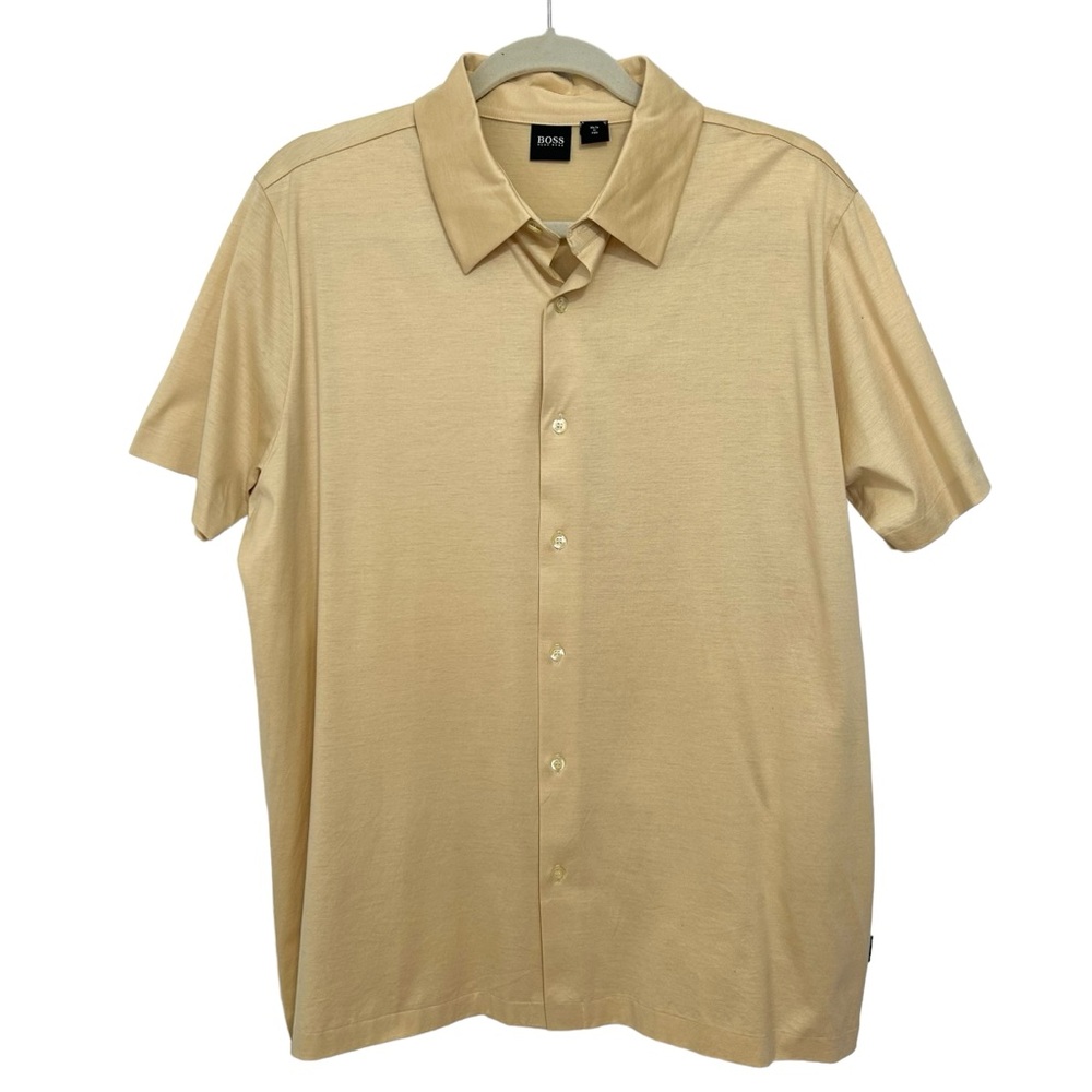 Hugo Boss Cream Casual Button Down Shirt